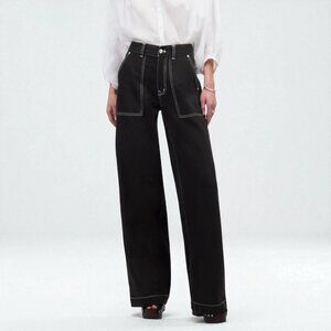 Madewell Superwide-Leg Jeans: Airy Denim Edition Size 27